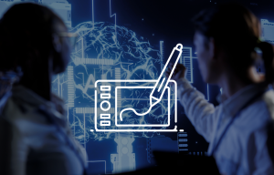 Imagen ilustrativa de la IA generativa en el diseño gráfico