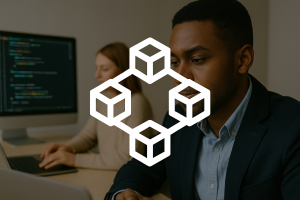 imagen de tecnología blockchain