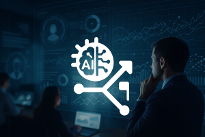 imagen alternativa de como la IA transforma la toma de decisiones empresariales