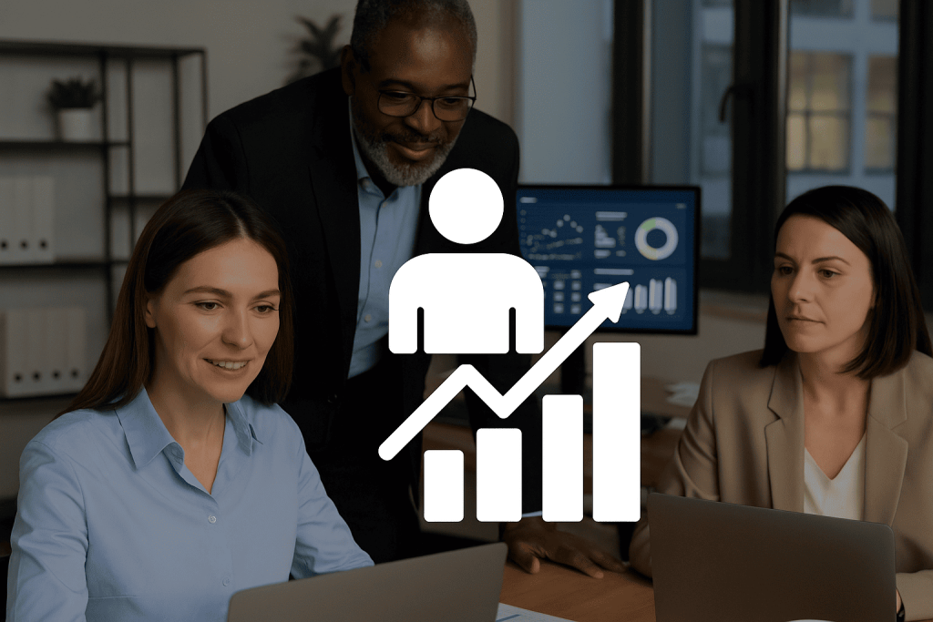 imagen ilustrativa para optimización del talento humano mediante plataformas de datos y análisis