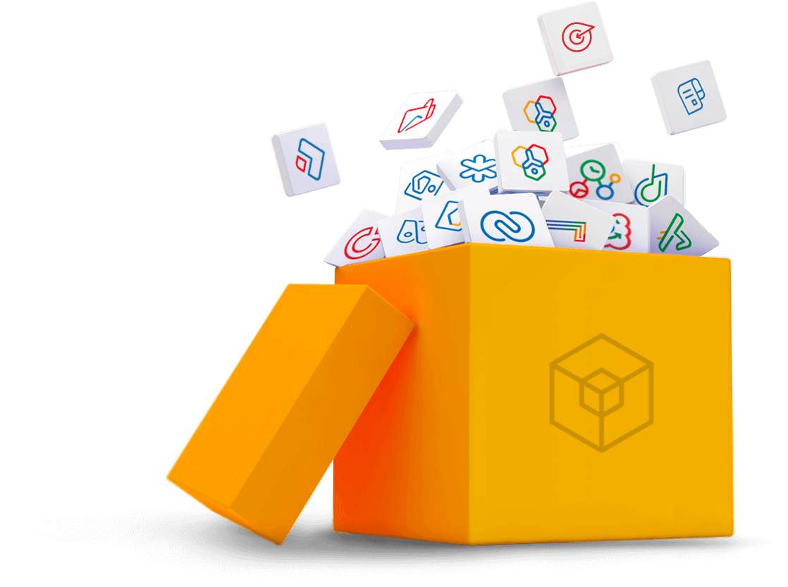 aplicaciones de zoho en una caja